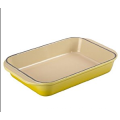 Esmalte de hierro fundido Rectangle Dish Pan